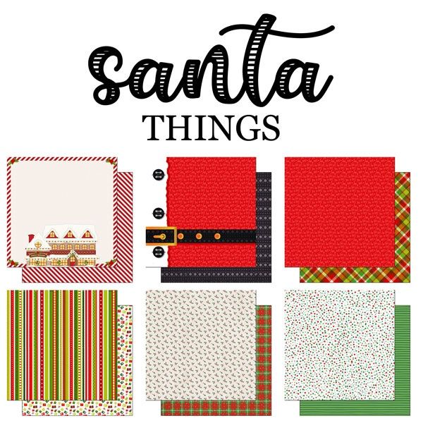Santa Things 12x12 Pack