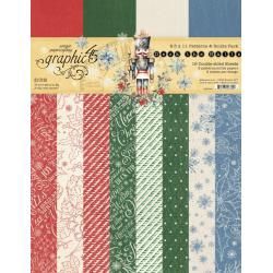 Graphic 45 Patterns &amp; Solids Collection Pack 8.5&quot;X11&quot; Deck The Halls