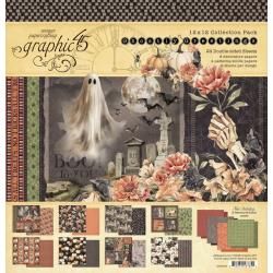 Graphic 45 Collection Pack 12&quot;X12&quot; Ghostly Greetings