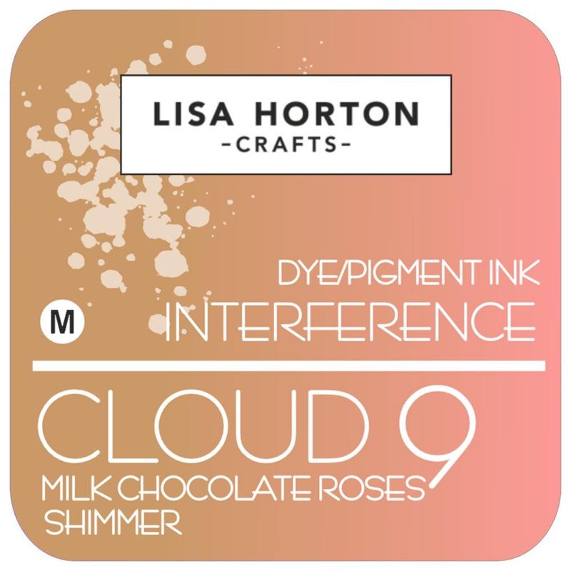 Lisa Horton Crafts Cloud 9 Shimmer Interference Ink Pad Milk Chocolate Roses