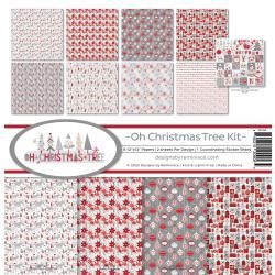 Reminisce Collection Kit 12&quot;X12&quot; Oh Christmas Tree