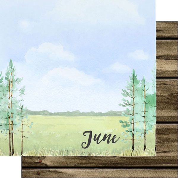 June Memories Double-Sided 12x12 Paper
