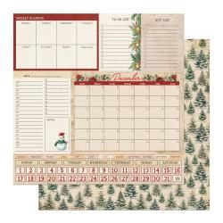 Christmas Junque Double-Sided Cardstock 12&quot;X12&quot; December