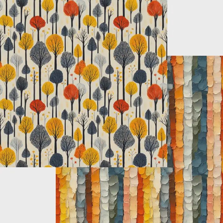 Indigo Fall Collection Fall in Love 12 X 12 Double-Sided Scrapbook Paper By Ssc Designs