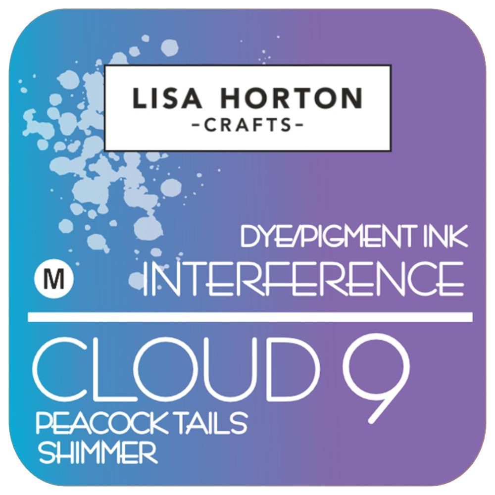 Lisa Horton Crafts Cloud 9 Shimmer Interference Ink Pad Peacock Tails Shimmer
