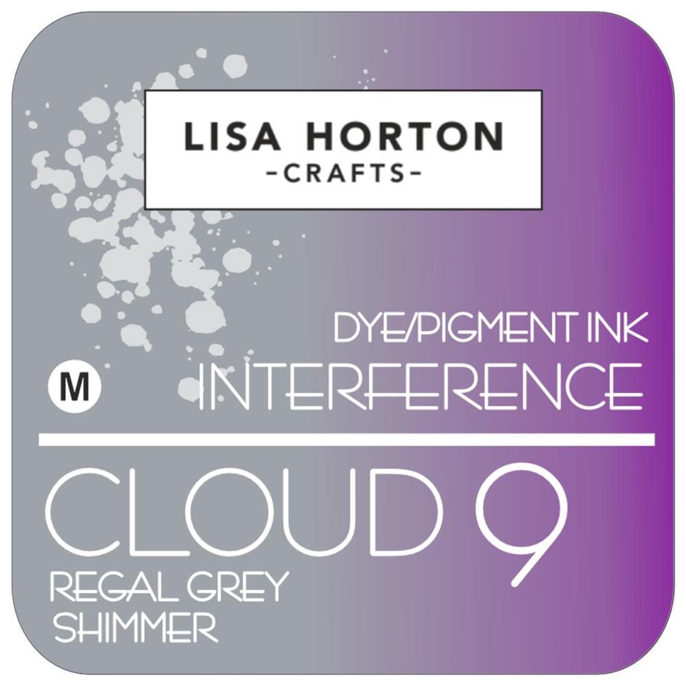 Lisa Horton Crafts Cloud 9 Shimmer Interference Ink Pad regal Grey Shimmer