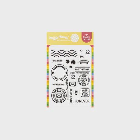 Postage Collage Stamp Set