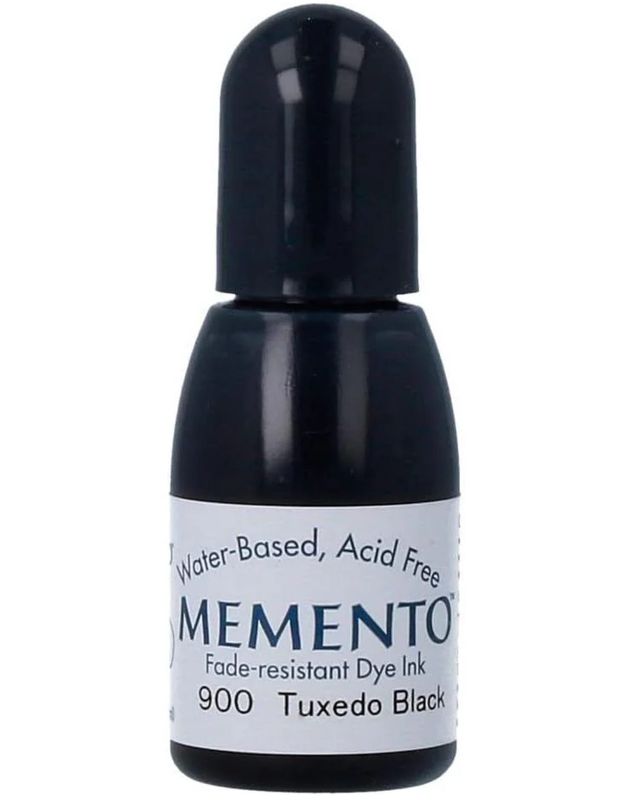 Memento Dye Ink Refill .5oz Tuxedo Black