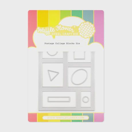 Postage Collage Blocks Die