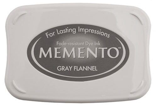 Memento Dye Ink Pad Gray Flannel