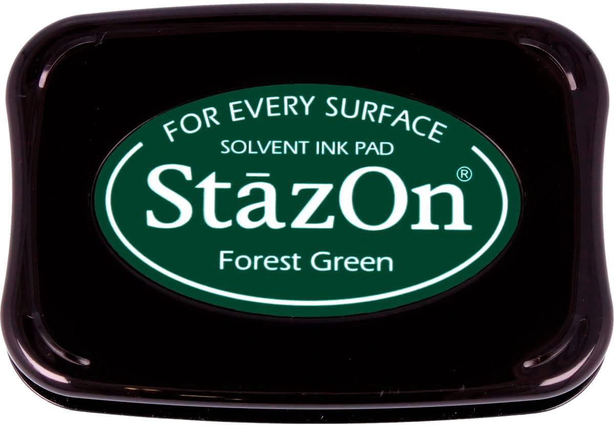 StazOn Solvent Ink Pad Forest Green