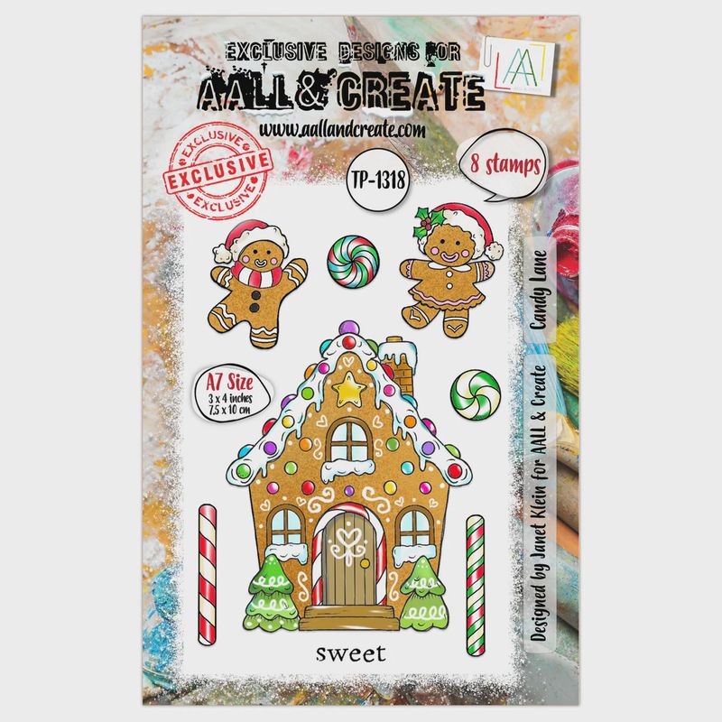 AALL and Create - A7 Stamp Set - Candy Lane