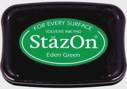StazOn Solvent Ink Pad Eden Green