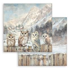Stamperia Double-Sided Cardstock 12&quot;x12&quot; The Owl&#39;s House Owls