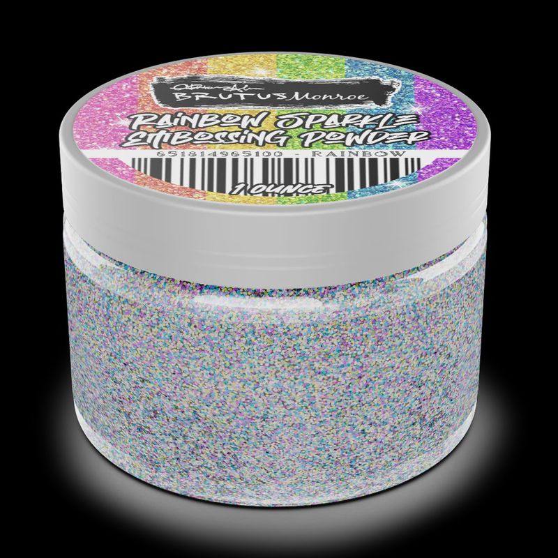 Rainbow Sparkle Embossing Powder