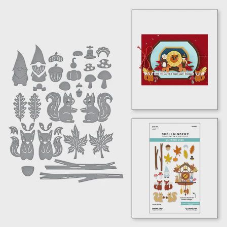 Harvest Time Etched Dies from the Cuckoo Cottage Collection