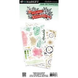 49 And Market Rub-On Transfer Set Blendable, Mistletoe And Memories