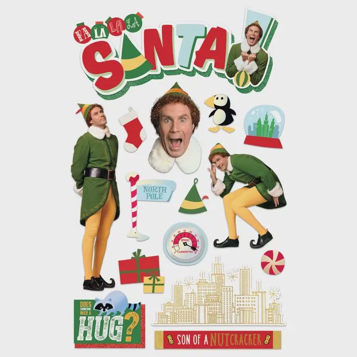 3D Scrapbook Sticker - Elf