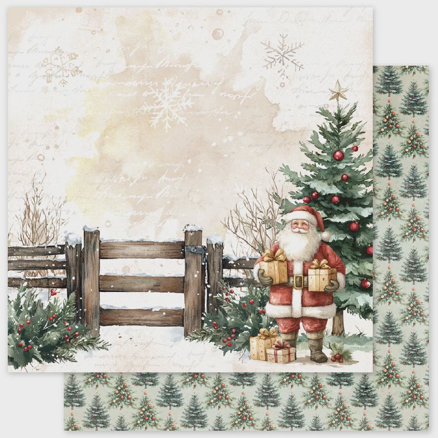 Christmas Tree Farm F 12x12 Paper
