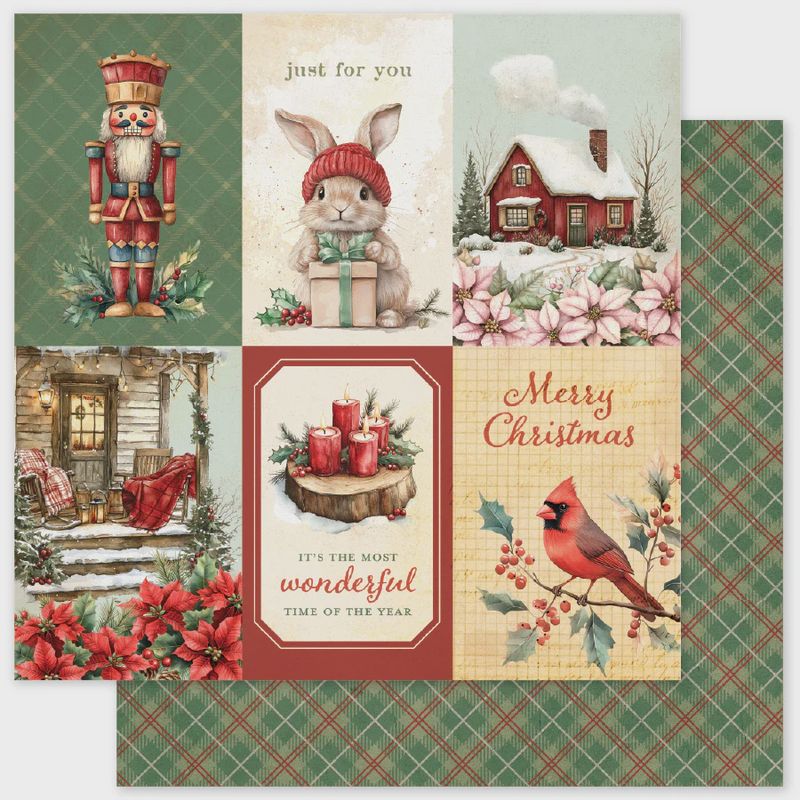 Christmas Tree Farm D 12x12 Paper