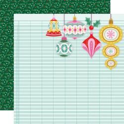 Hard Candy Christmas Double-Sided Cardstock 12&quot;X12&quot; Fine &amp; Dandy