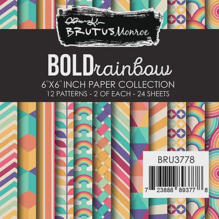 Bold Rainbow | Paper Pad 6x6