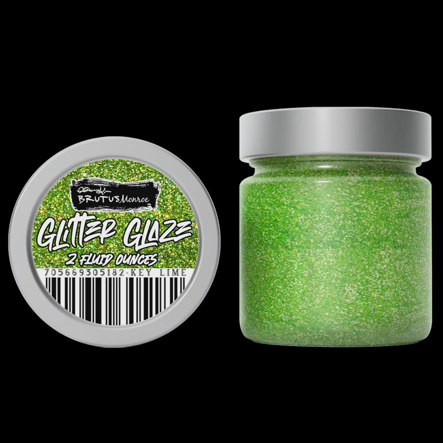 Key Lime Glitter Glaze
