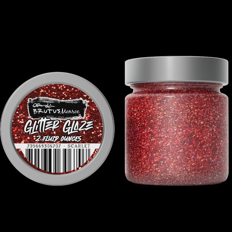 Scarlet Glitter Glaze