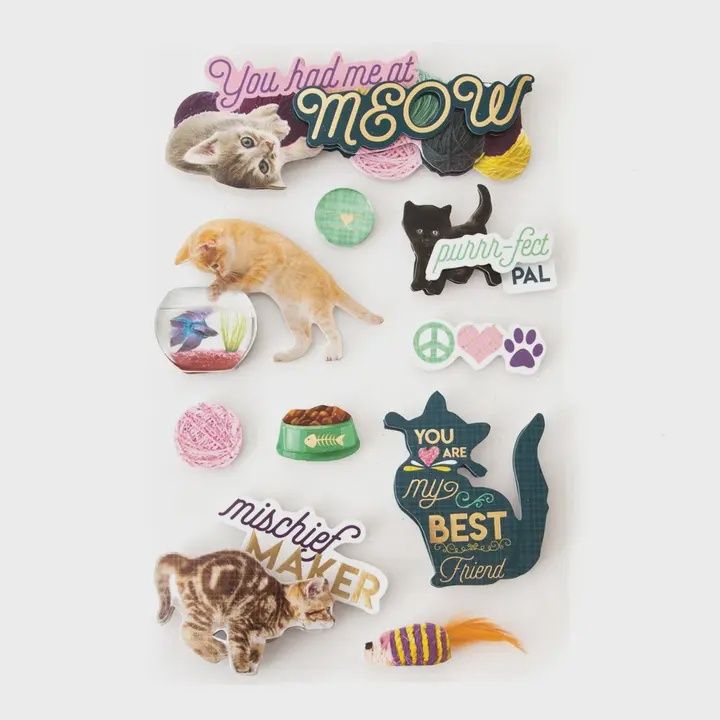 You Had Me At Meow 3D Sticker