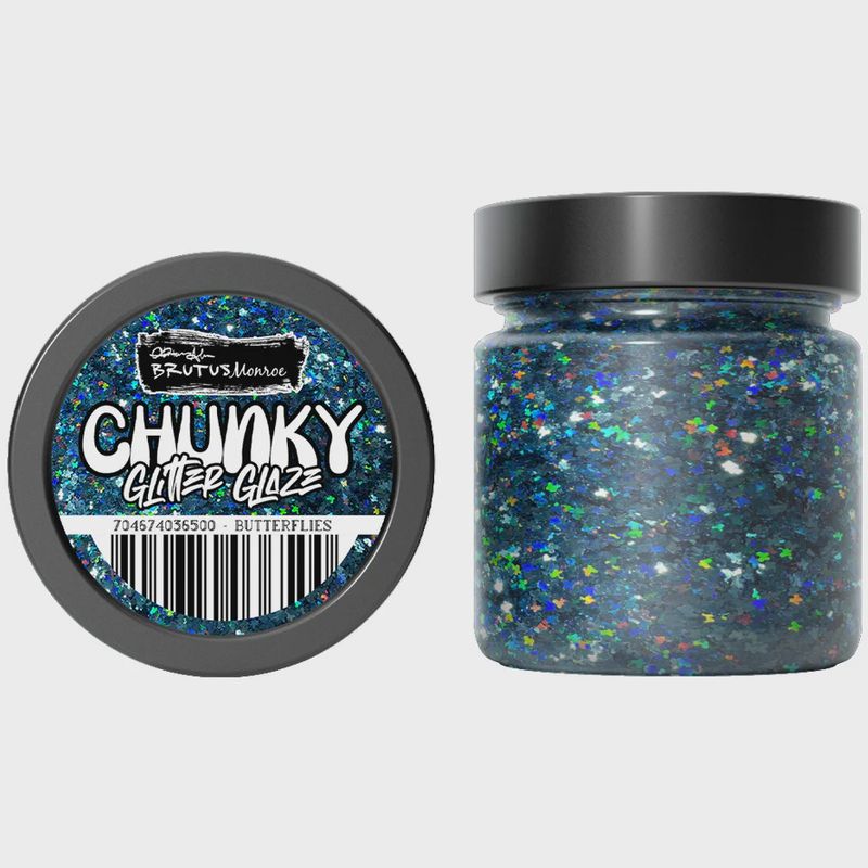 Butterflies Chunky Glitter Glaze