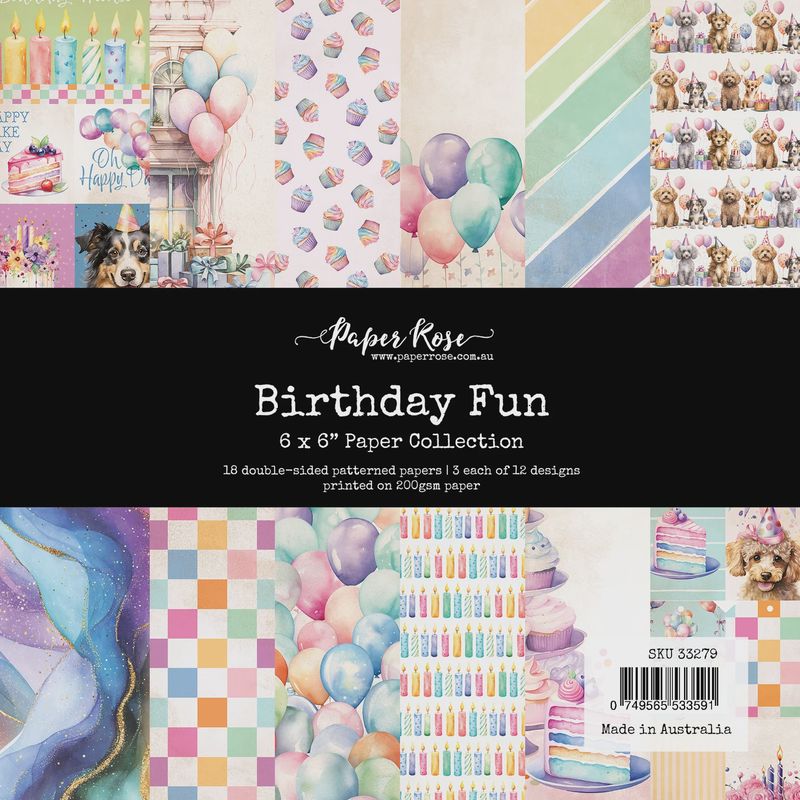 Birthday Fun 6x6 Paper Collection