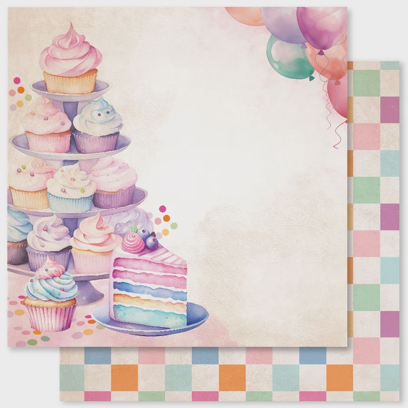 Birthday Fun F 12x12 Paper