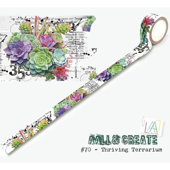 AALL And Create Layer-It-Up Washi Tape Thriving Terrarium #70