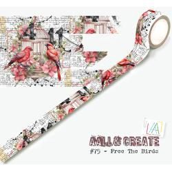AALL And Create Layer-It-Up Washi Tape Free the Birds #75