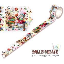AALL And Create Layer-It-Up Washi Tape Hoppy Holidays #111