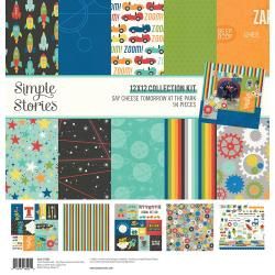 Simple Stories Collection Kit 12&quot;X12&quot; Say Cheese Tomorrow At The Park