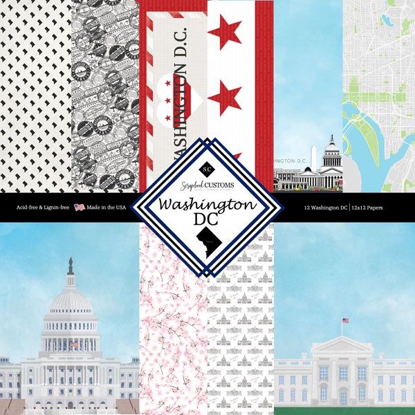 Washington DC Paper Pack 12x12