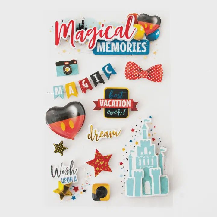 Magical Memories Dimensional Sticker