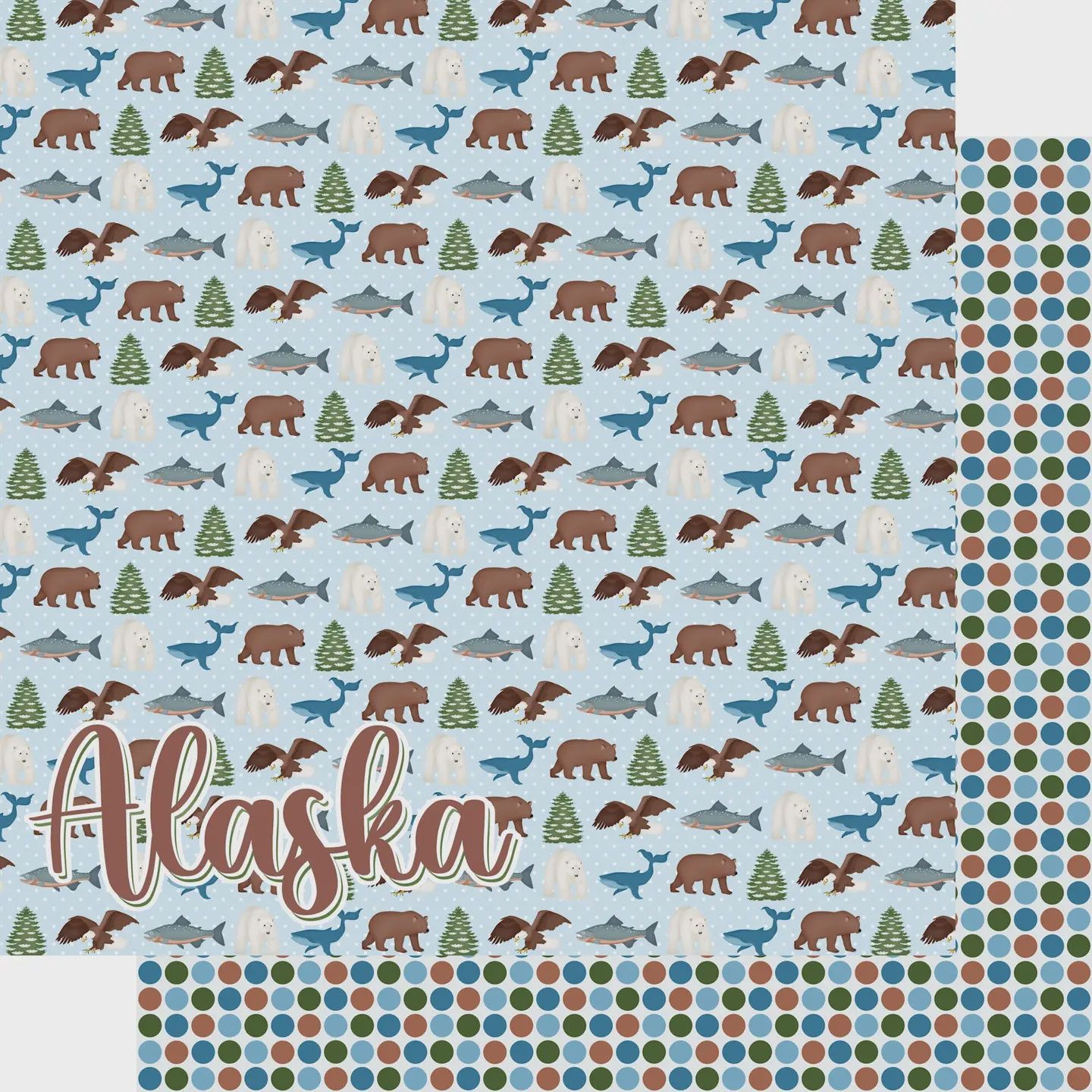 Alaska Collection Alaska 12 X 12 Double-Sided Scrapbook Paper