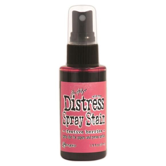 Tim Holtz Distress Spray Stain 1.9oz Festive Berries