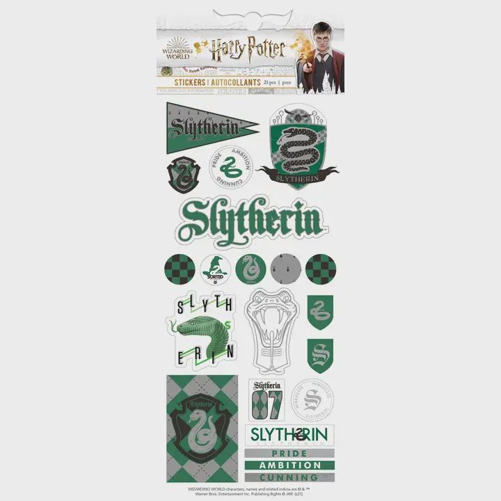 Slytherin House Pride Enamel Sticker