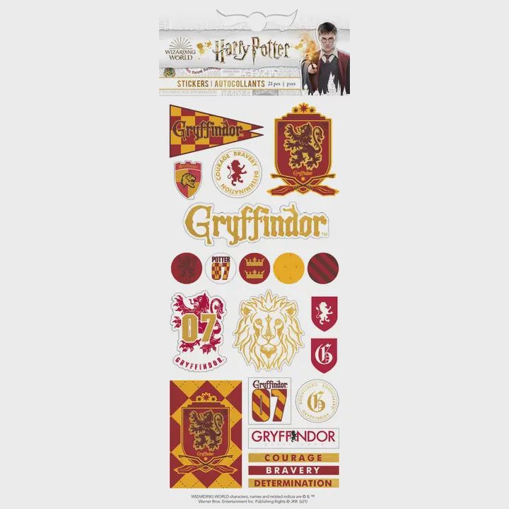 Gryffindor House Pride Enamel Sticker