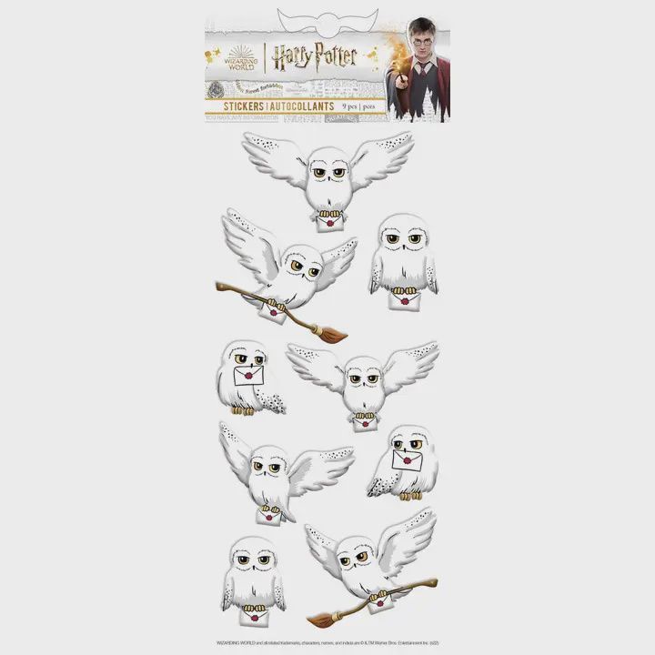 Harry Potter Puffy Stickers - Hedwig