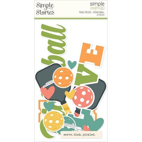 Simple Stories Pages Page Pieces Pickleball
