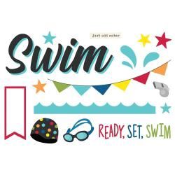 Simple Stories Simple Pages Page Pieces Swim
