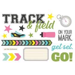 Simple Stories Simple Pages Page Pieces Track &amp; Field