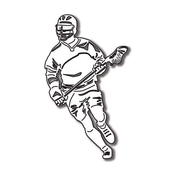 Lacrosse Player Laser