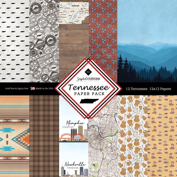 Tennessee Paper Pack 12x12