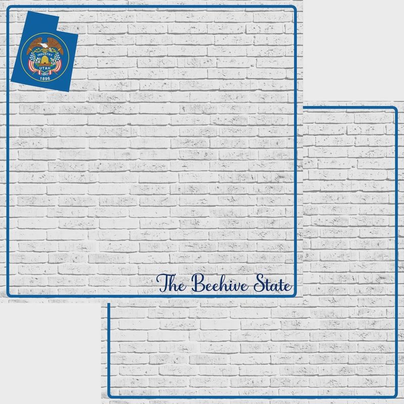 Fifty States Utah 12x12