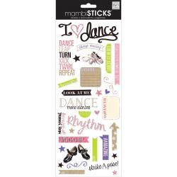 Me &amp; My Big Ideas Specialty Stickers I Heart Dance, 32/Pkg